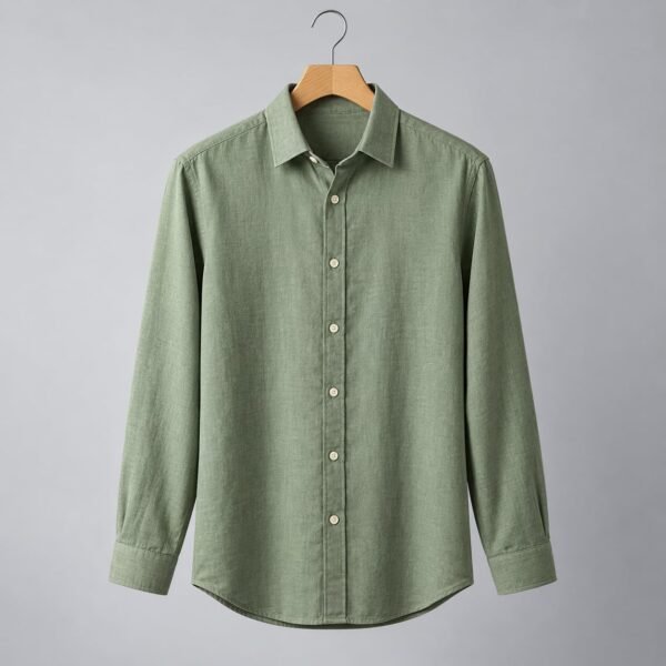 Sage casual shirt — illustrative sample product