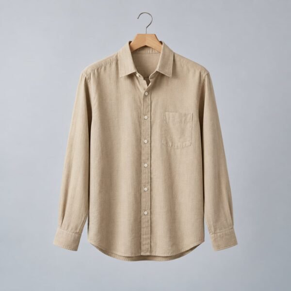 Sand casual shirt — illustrative sample product